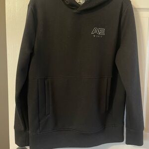 American Eagle Outfitters AE Logo Black Hoodie